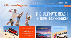 Desktop Screenshot of portstephens4wd.com.au